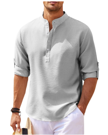 Taglicht Men's Long Sleeve Polo Shirt