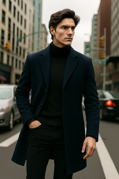 Karlo | Single-Breasted Solid Colour Jacket
