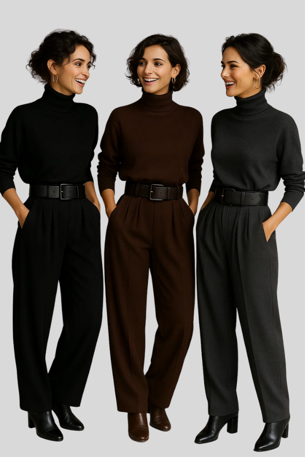 Melian | Jumpsuit with Roll Neck
