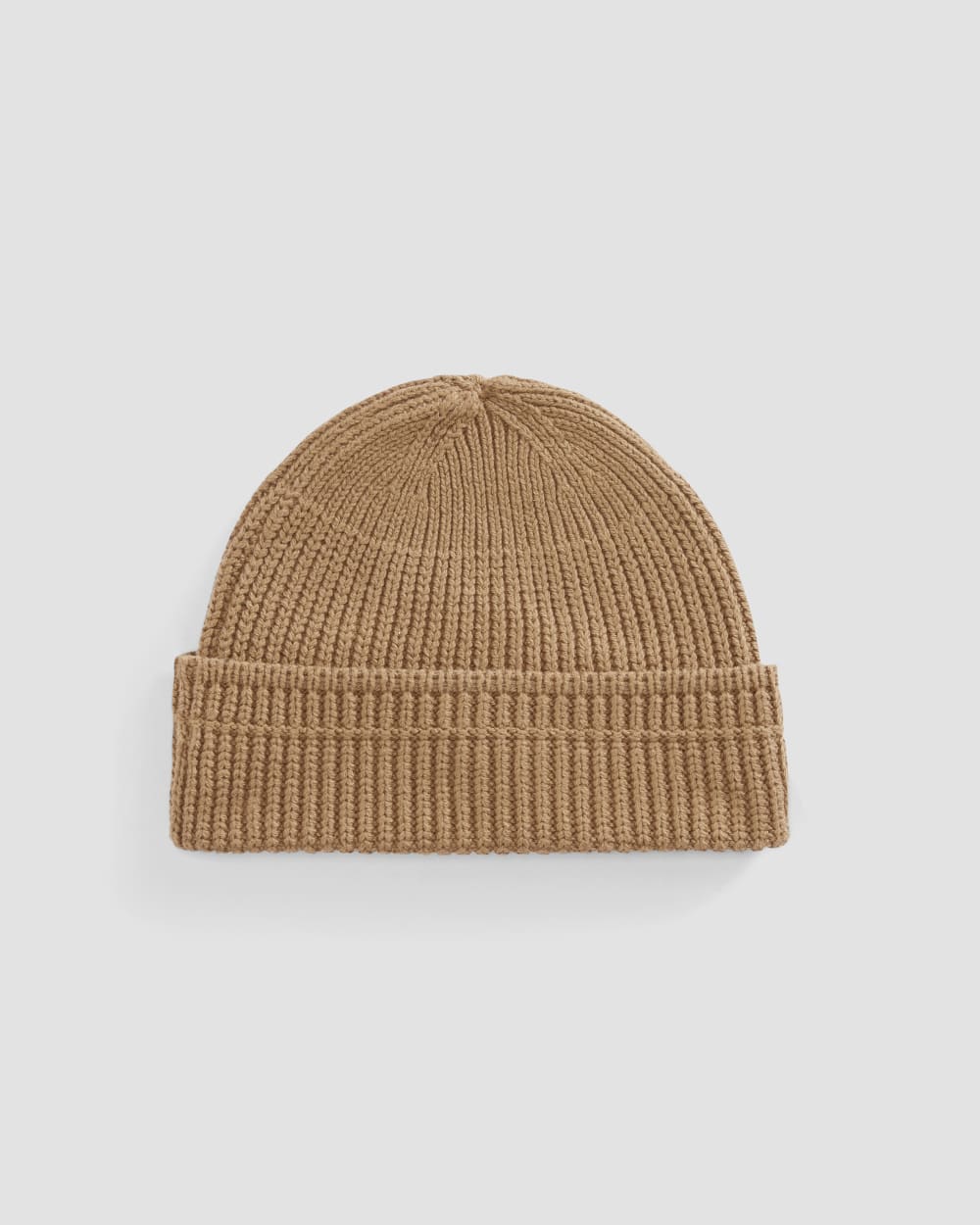 Chunky Beanie made from Organic Cotton | Roasted Coconut