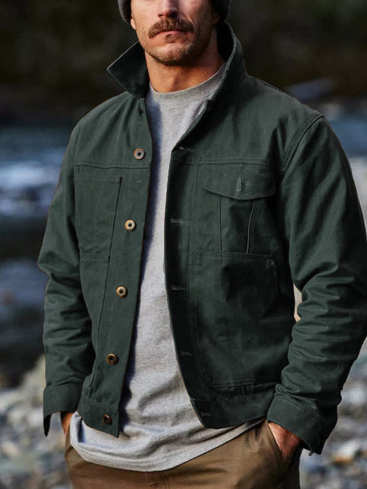 Arvid | Vintage Jacket with Button Placket