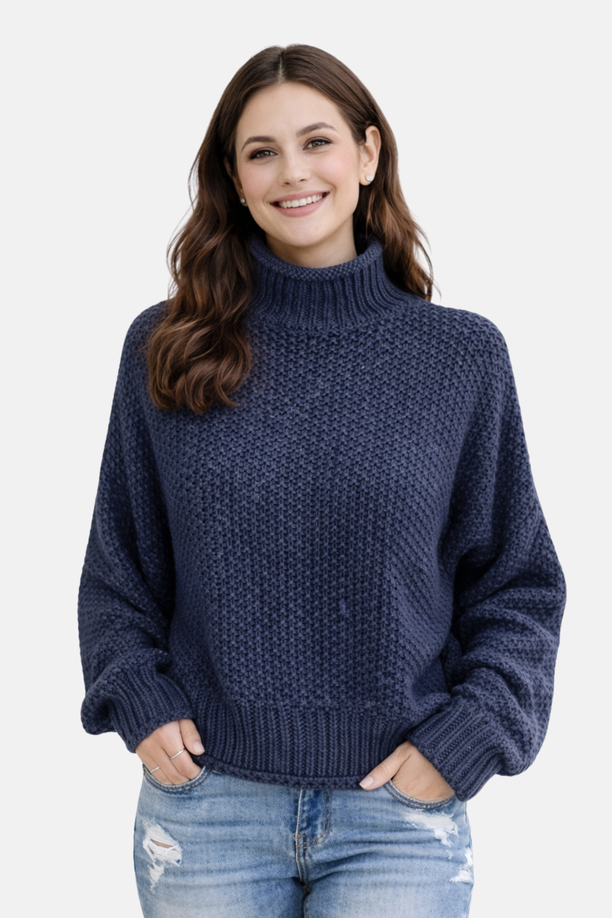 Olivia | High Neck Pullover