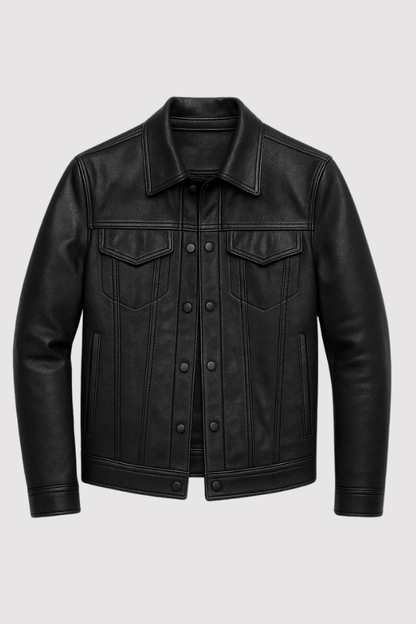 Andreas - Biker Leather Jacket