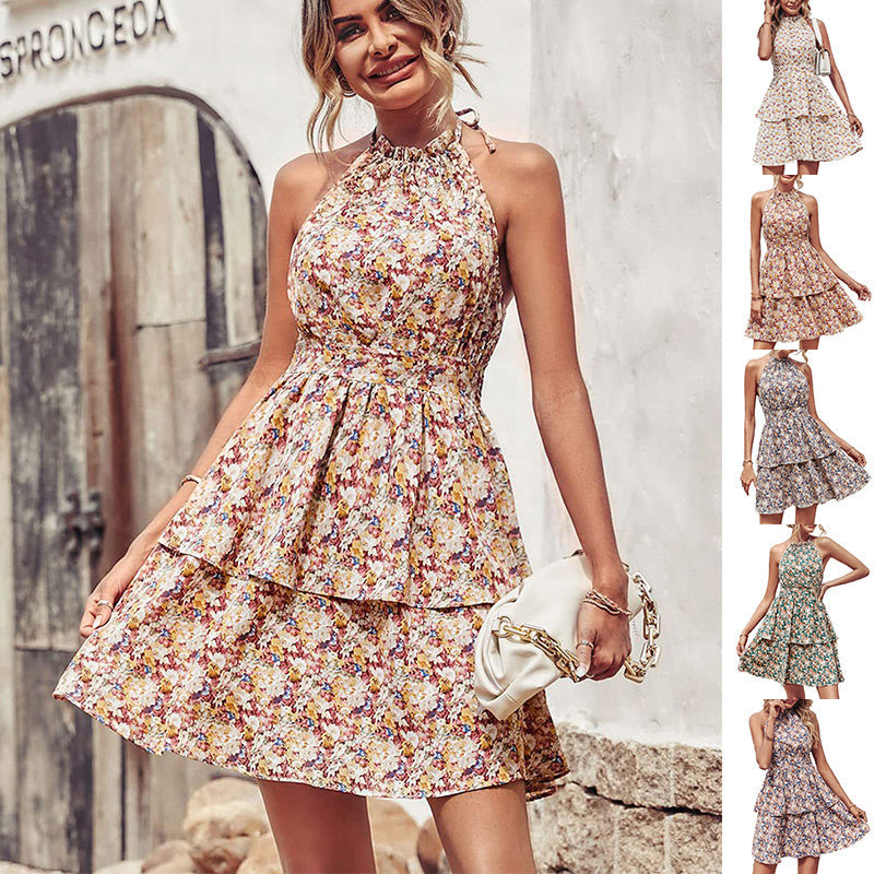 Summer Dress with Ruffles