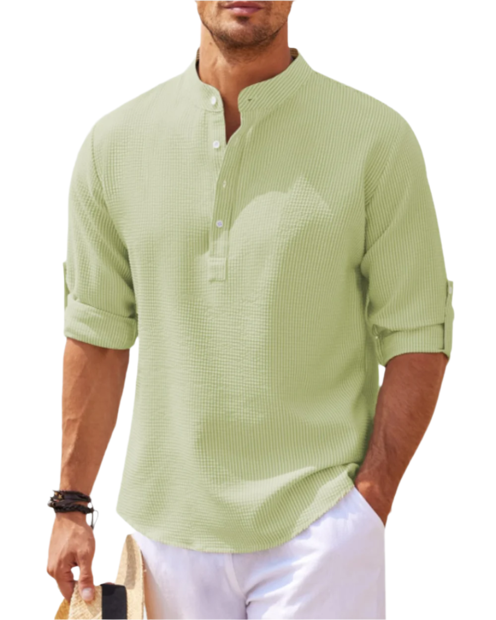 Taglicht Men's Long Sleeve Polo Shirt