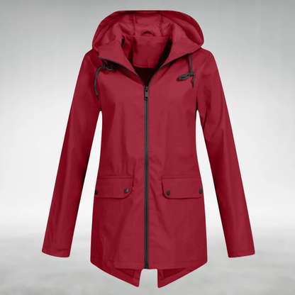 Jalena – Waterproof Hooded Jacket with Pockets