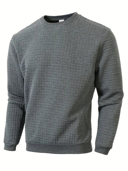 Andreas Herren Pullover – Boho Check, Langarm, Gemütlich