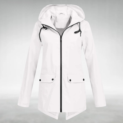 Jalena – Waterproof Hooded Jacket with Pockets