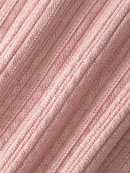 Women's Top with Ruffles Made from Tencel and Wool