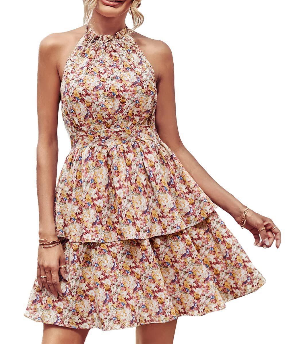Summer Dress with Ruffles