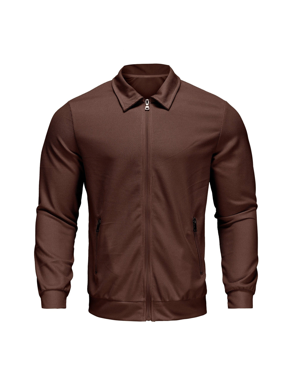 Marvin – Casual Polyester Jacket with Zip