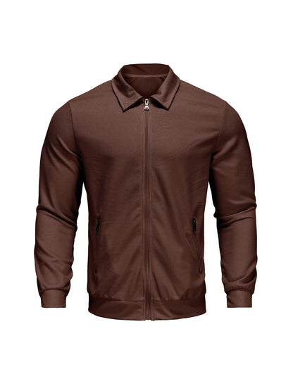 Marvin – Casual Polyester Jacket with Zip