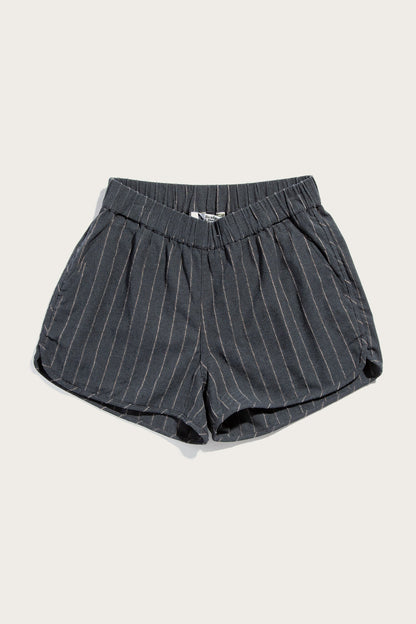 Luca Track Shorts / Charcoal Stripe