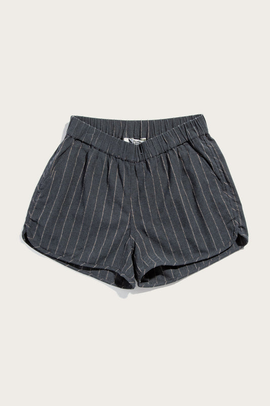 Luca Track Shorts / Charcoal Stripe
