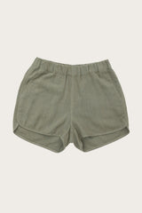Luca Track Shorts / Olive Striped