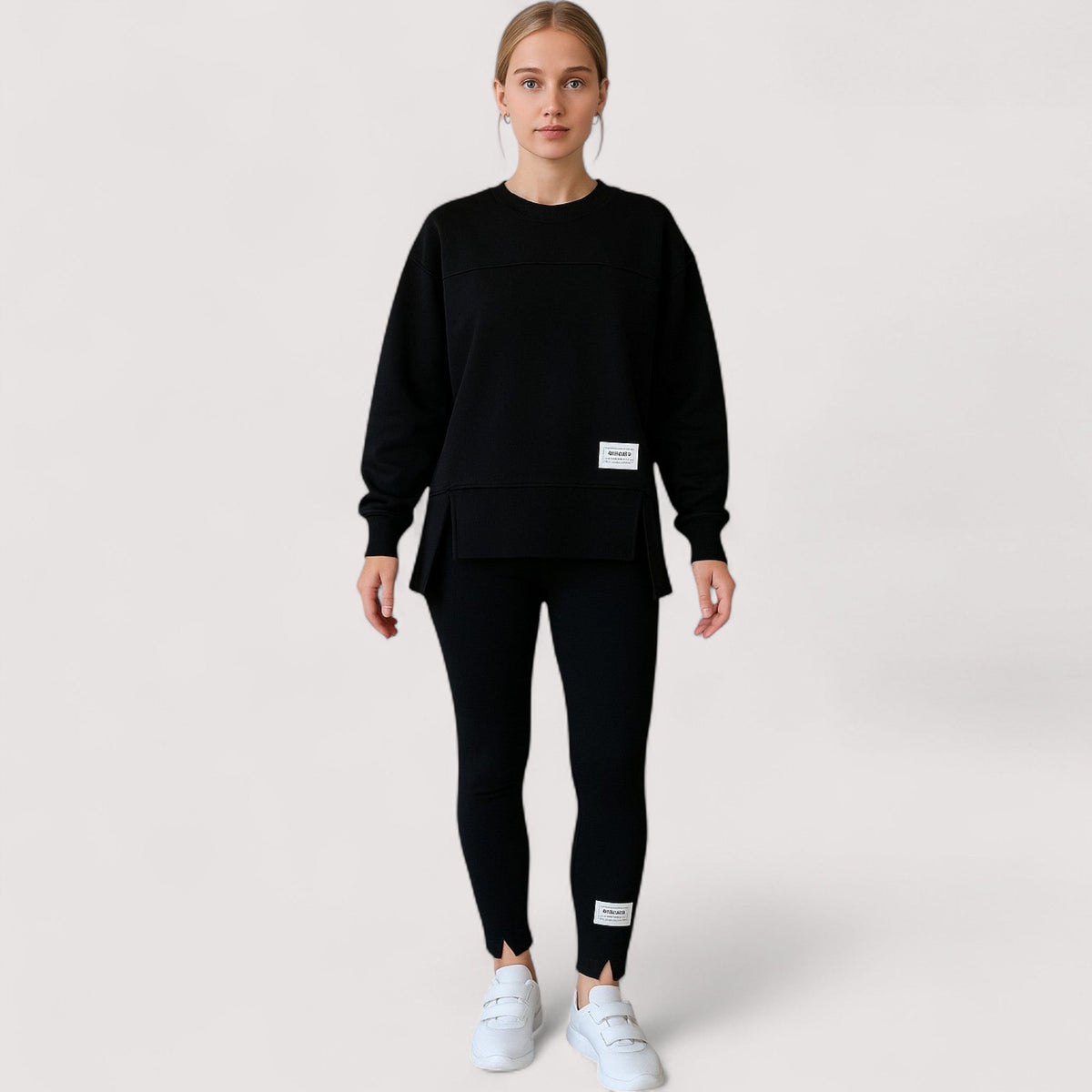 Ladies' Set – Sweater & Leggings, Comfortable & Casual SEO Title (English):