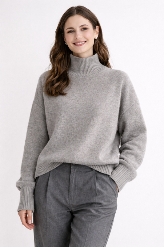 Isabella - Cashmere Roll Neck Jumper