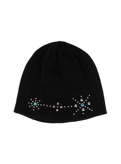 Men's Floral Stud Beanie IL515