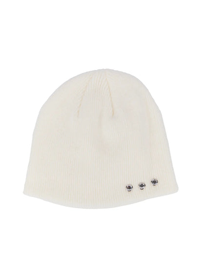 Men's Knitted Beanie with Studs IL515