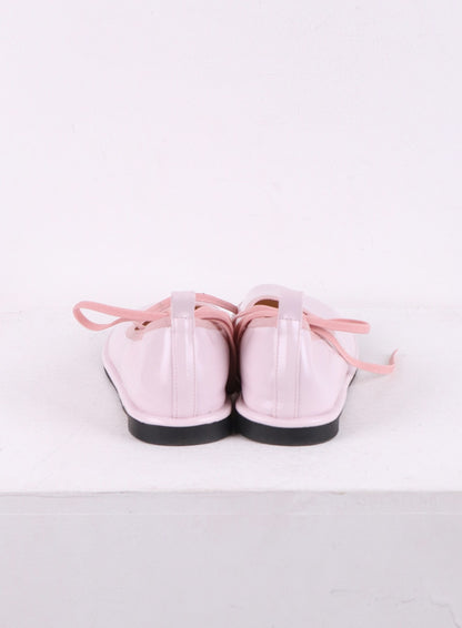 Tie Leg Ballet Flats IJ430