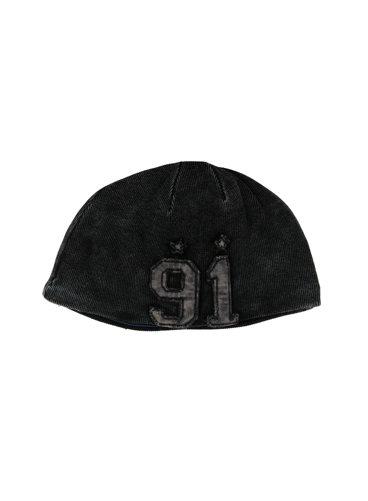 Men's Washed Denim Ribbed Beanie ID511