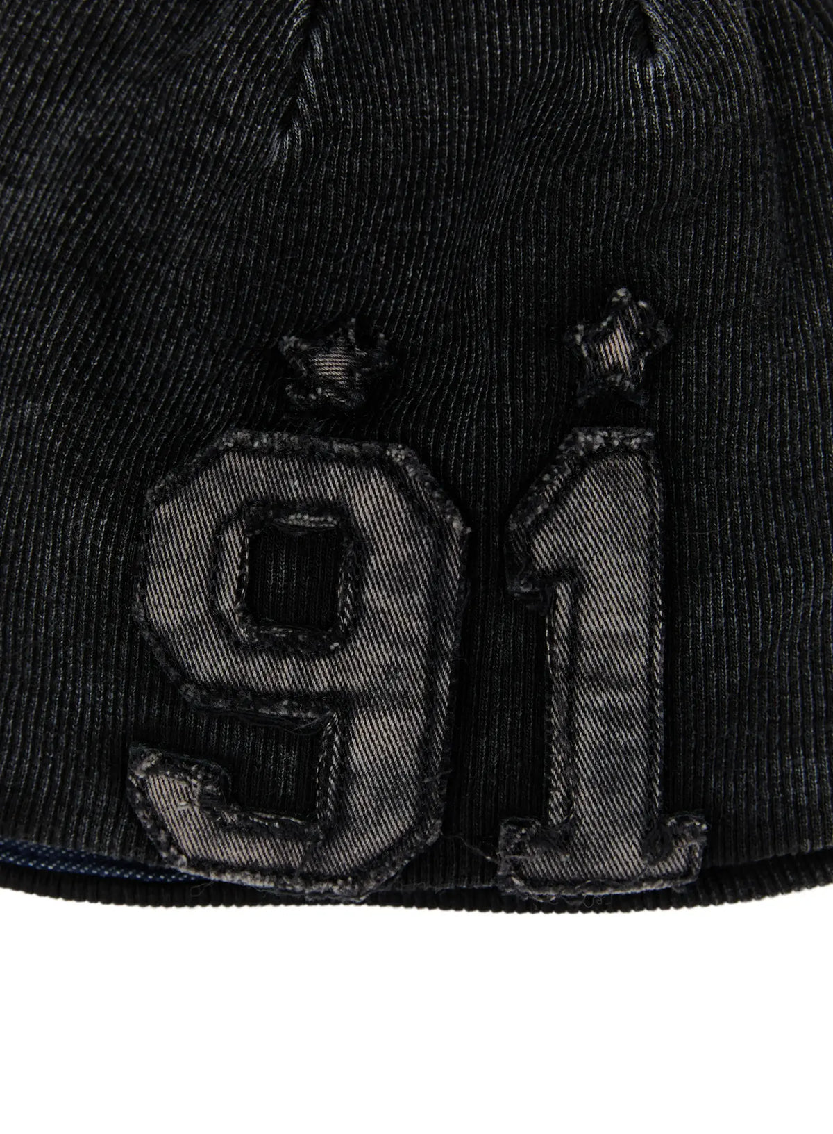 Men's Washed Denim Ribbed Beanie ID511