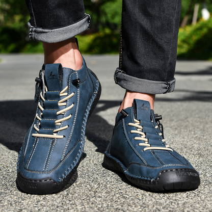 Christian | Nubuck Leather Shoes with Zip
