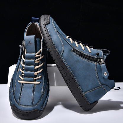 Christian | Nubuck Leather Shoes with Zip