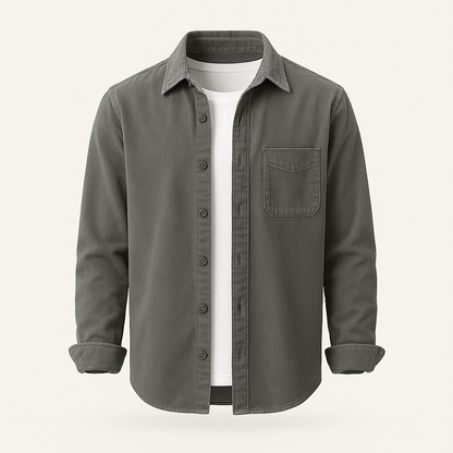 Hamdun – Corduroy Shirt with Buttons