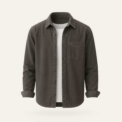 Hamdun – Corduroy Shirt with Buttons