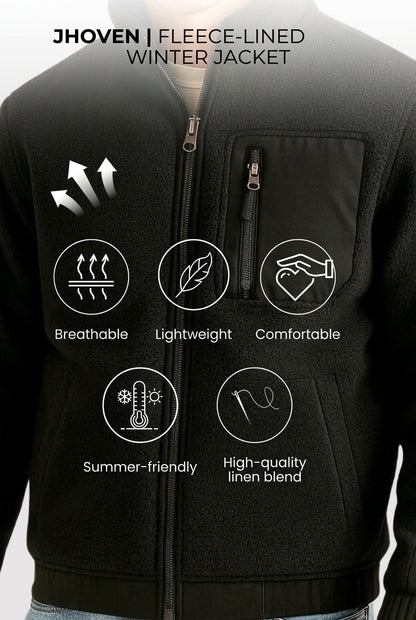 Jhoven | Fleece-Lined Winter Jacket