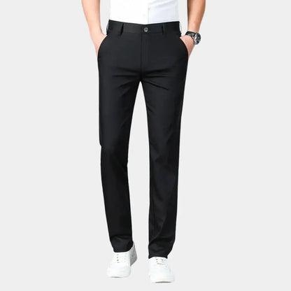 Sustainable Straight Trousers Made from Bamboo Fabric