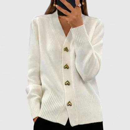Lyddia™ Cardigan with Heart Buttons