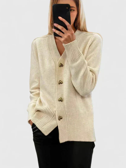 Lyddia™ Cardigan with Heart Buttons