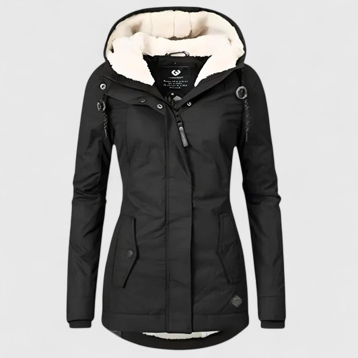 Seravia | Waterproof Winter Jacket with Hood