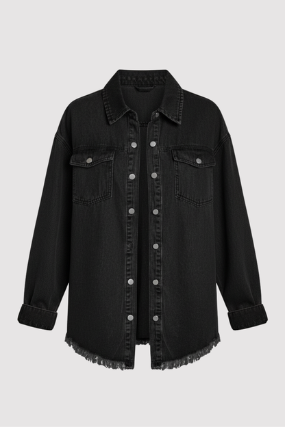Jolien – Long-Sleeve Denim Jacket with Pockets