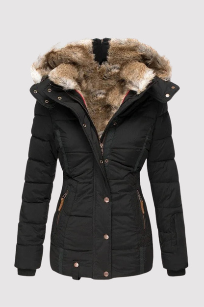 Laura | Winter Parka with Faux Fur