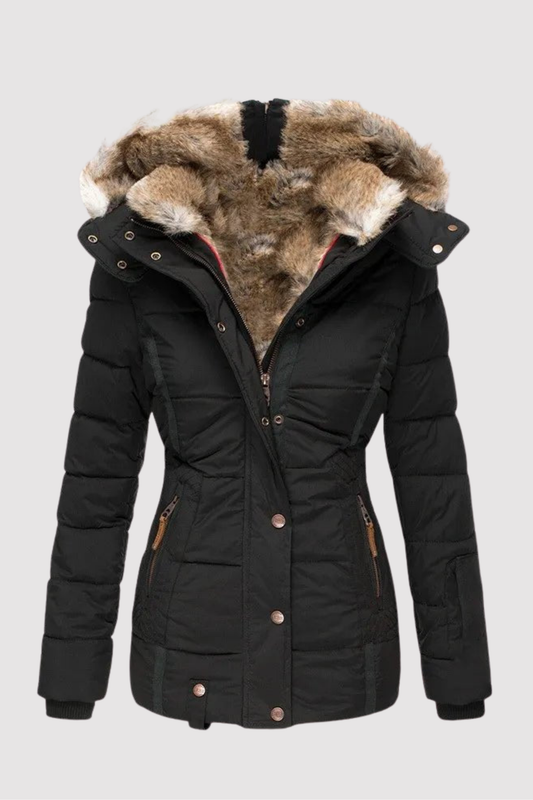 Laura | Winter Parka with Faux Fur