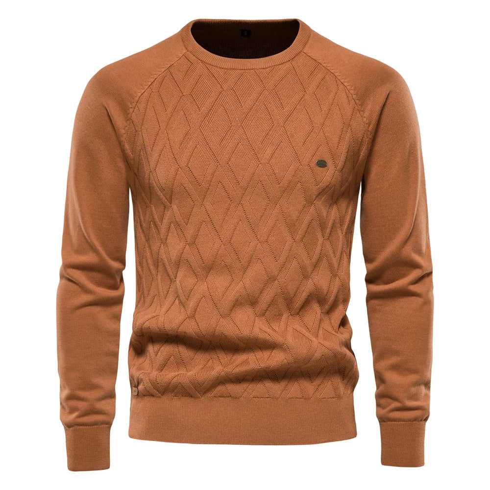 Cameron | Men's Checked Sweater