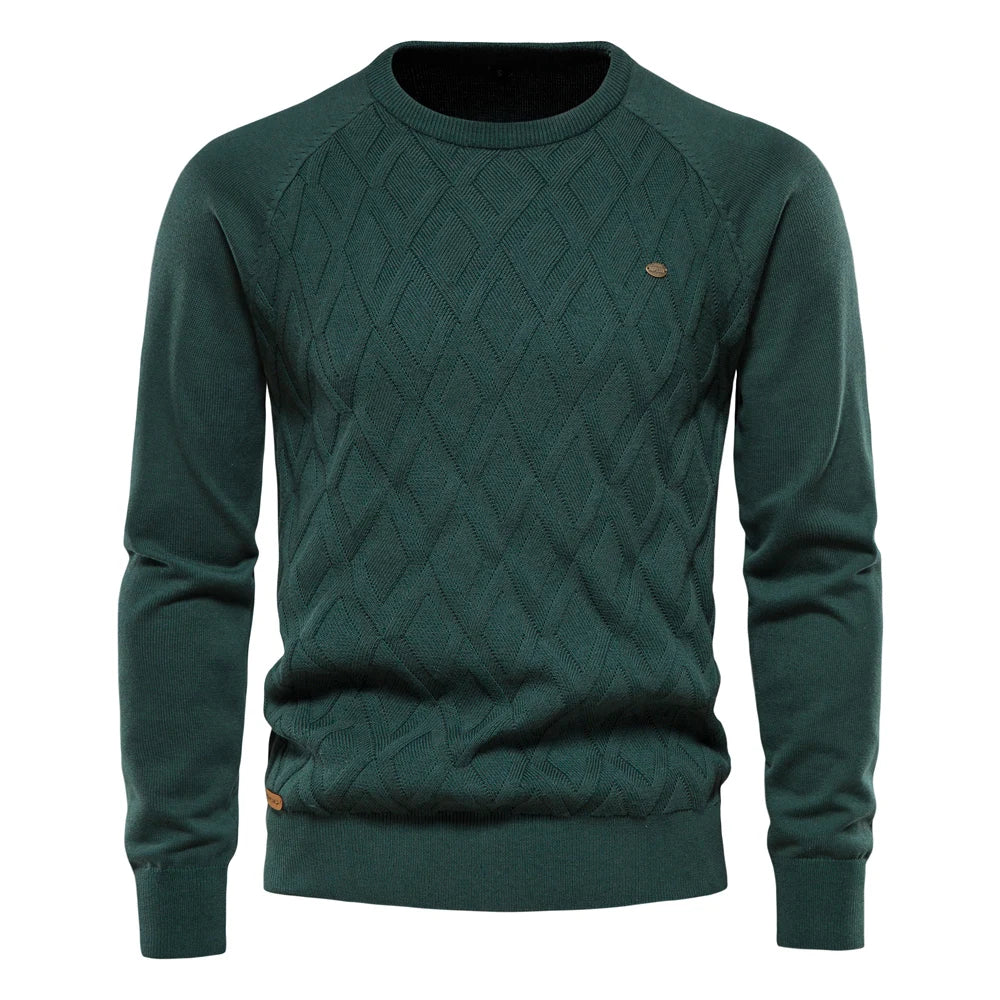Cameron | Men's Checked Sweater