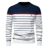 Cameron | Men's Jumper with Stripe Pattern