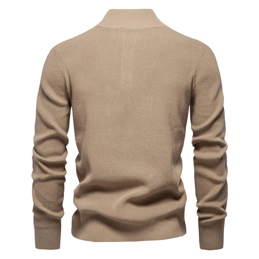 Cameron | Men's Sweater with Button Design