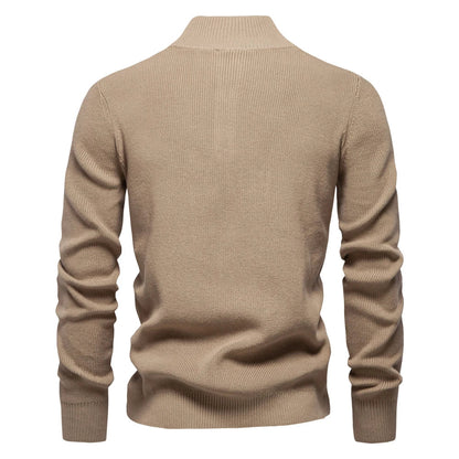 Cameron | Men's Sweater with Button Design