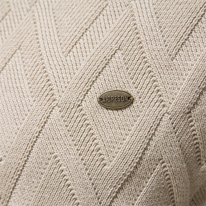 Cameron | Men's Checked Sweater