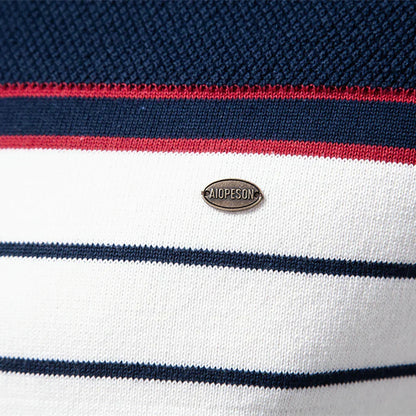 Cameron | Men's Jumper with Stripe Pattern