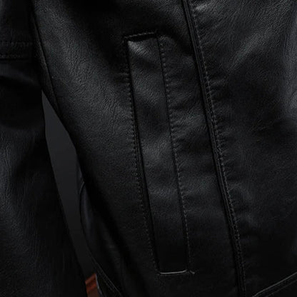Lulzim | Casual Slim Fit Leather Jacket