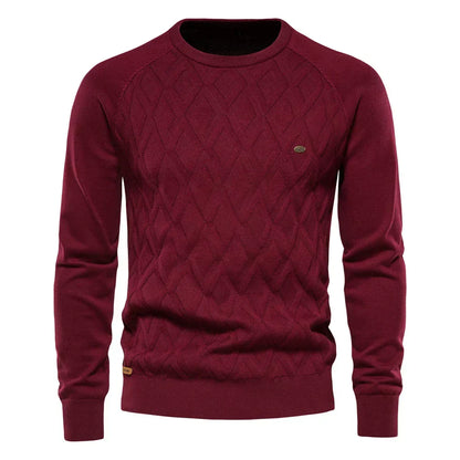 Cameron | Men's Checked Sweater