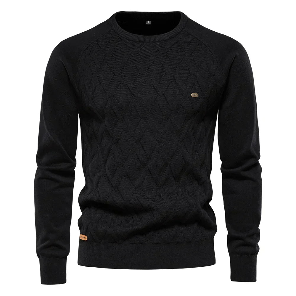 Cameron | Men's Checked Sweater
