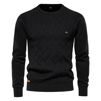 Cameron | Men's Checked Sweater