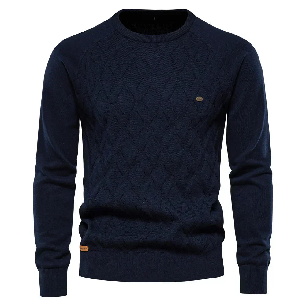 Cameron | Men's Checked Sweater